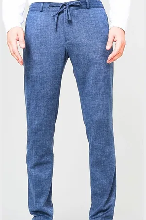 Zuitable Anzughose – Slim Fit Herren Stoffhose mit Tunnelzug - Bügelfalte vorne - Verkäufer: Schneider Fashion Store