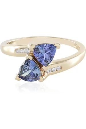 Cavill Goldring Tansanit & Zirkon Gelbgold Ring (1-tlg) - Verkäufer: Juwelo Deutschland GmbH