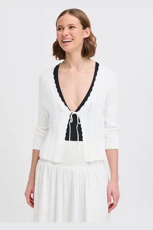 B YOUNG Strickjacke BYOMANJA BOLERO Süßes Shirt mit Schleife - Verkäufer: meinemarkenmode