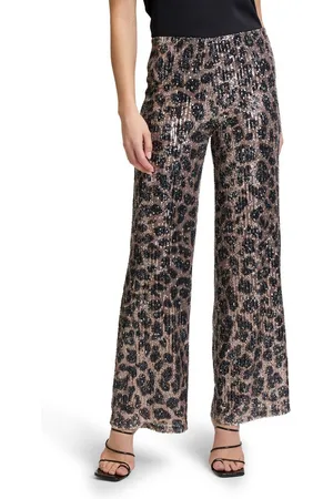 Vera Mont Marlene-Hose Marlene-Hose mit Pailletten Druck