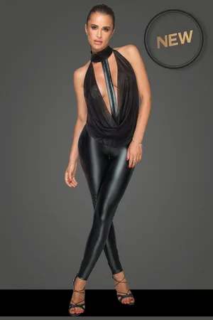 Noir Handmade Neckholder-Overall Wetlook-Catsuit Neckholder Overall F223 sexy (1-tlg) - Verkäufer: G.29 - SHOP