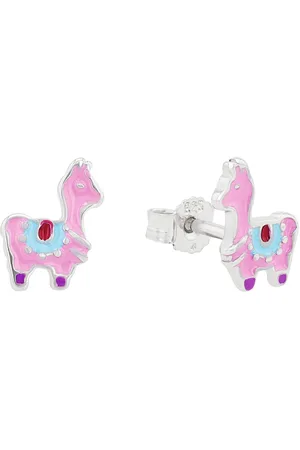 Amor Paar Ohrstecker Alpaka-Motiv, 2026616, mit Emaille