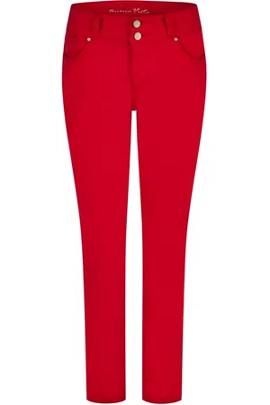Buena Vista Stretch-Jeans TUMMYLESS CROPPED red 2502 B5827 4003.7105 - Stretch Twill - Verkäufer: Jeans-Manufaktur