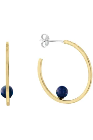 Tommy Hilfiger Paar Creolen SEMI-PRECIOUS BEADS, 2780964, 2780965, 2780966, mit Onyx, Lapislazuli oder Glasstein