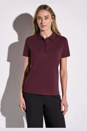 Street one Poloshirt aus Baumwolle mit Stretchante