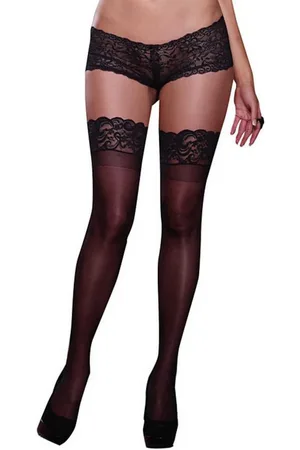 Dreamgirl Halterlose Feinstrümpfe Halterlose Strümpfe 00005X Queen Size - Verkäufer: G.29 - SHOP
