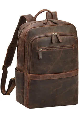 STILORD Notebookrucksack "Palermo" XL Echtleder Arbeitsrucksack bis 17 Zoll Herren & Damen - Verkäufer: Leder