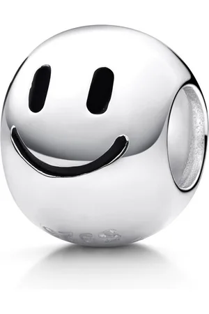 Materia Bead Silber Smiley Gesicht Glücklich Happy 761, 925 Sterling Silber, Hochglanz - Verkäufer: Schmuck