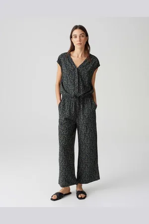 Opus Jumpsuit MONELI SHADOW Wide mit abstrakten Printdesign Webware - Verkäufer: GmbH | someday GmbH
