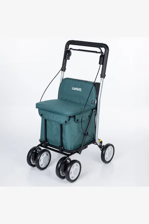 Carlett Einkaufstrolley Einkaufswagen Shopping Trolley Rollatoren für Senioren, Maximale Sitzbelastung 125 kg, 30L, Wasserdichte Tasche aus Polyester - Verkäufer: Home-Feeling