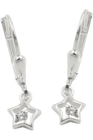 GALLAY Paar Ohrhänger Ohrhänger Ohrringe 22x6mm Stern mit Zirkonia glänzend Silber 925 (1-tlg) - Verkäufer: Cats Collection