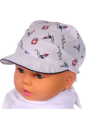 La Bortini Kopftuch Kopftuch Baby Kinder Bandana zum Binden Tuch mit Schirm Schirmmütze - Verkäufer: A&O Baby-und Kindermoden