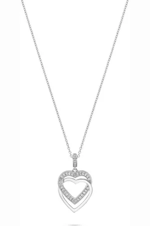 Jette Joop Kette mit Anhänger Swing Heart Damen Halskette 925er Silber Zirkonia Herzanhänger, 45 cm, 88336054NL - Verkäufer: Jäckle Uhrenhandel e.K.