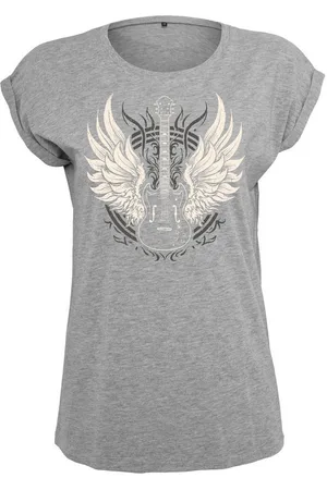 Youth Designz Print-Shirt "Gitarre mit Flügel" Damen T-Shirt Statement Geschenk Frauen Motiv mit stylischen Aufdruck für Frauen - Verkäufer: EmDa Trading GmbH