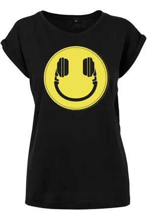 Youth Designz Print-Shirt "Headset Smiley" Damen T-Shirt Statement oder Geschenk Frauen Motiv mit lustigen Aufdruck für Frauen - Verkäufer: EmDa Trading GmbH