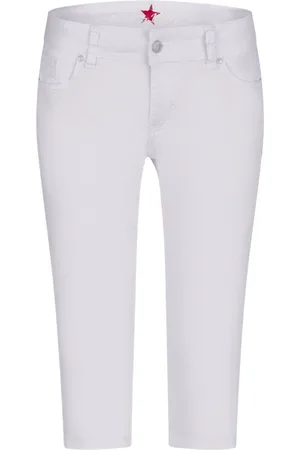 Buena Vista Stretch-Jeans MALIBU-ZIP CAPRI white 888 B5935 4003.032 - Stretch Twill - Verkäufer: Jeans-Manufaktur