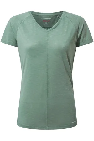 Craghoppers Kurzarmshirt - Nosilife Galena SS Damen T-Shirt, sage grün - Verkäufer: hive outdoor