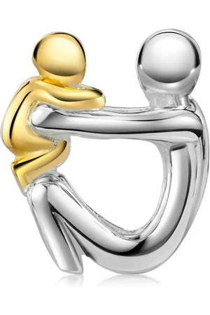 Materia Bead Mutter mit Kind Baby Familie 1405, Sterlingsilber, teilvergoldet - Verkäufer: Schmuck