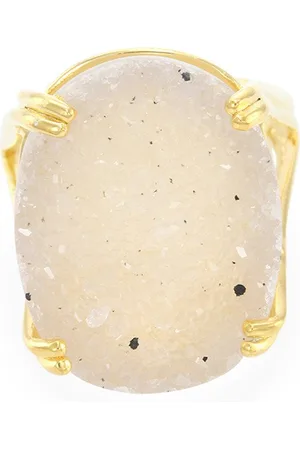 Cavill Silberring Brasilianischer Glitzerachat Goldplattierter Silberring, 26ct (1-tlg) - Verkäufer: Juwelo Deutschland GmbH