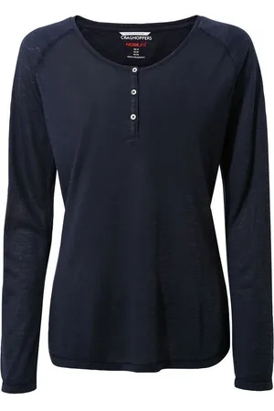 Craghoppers Kurzarmshirt - Kayla LS Damen Noslife Longshirt, navy - Verkäufer: hive outdoor