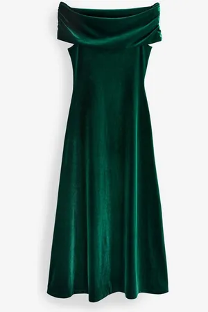 Next Maxikleid Schulterfreies Maxikleid aus Samt (1-tlg) - Verkäufer: Germany GmbH