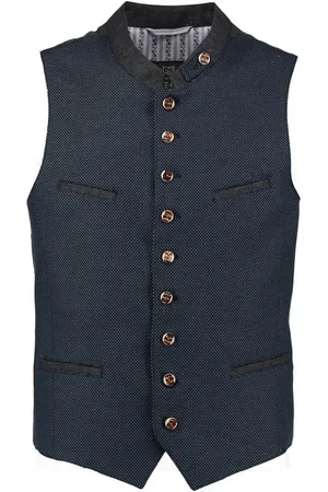 OS-TRACHTEN Trachtenweste Qalimo Slim Fit, 4 Leistentaschen, ärmellos - Verkäufer: DealDate