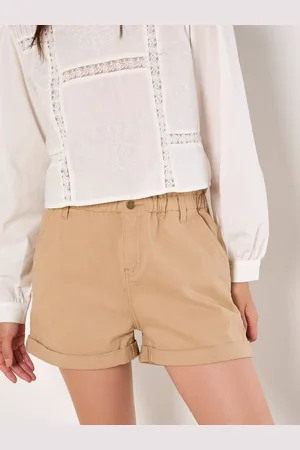 Apricot Shorts Turn-Up Jeans, (1-tlg) mit Gummibund - Verkäufer: