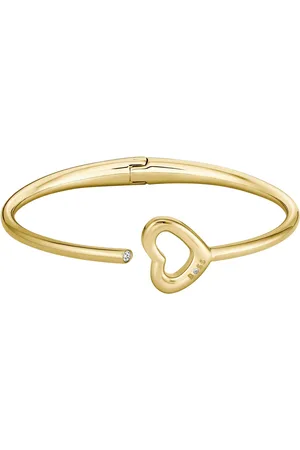 HUGO BOSS Armspange HONEY BOUNDLESS, Herzen, 1580723, 1580724, mit Preciosa Crystal
