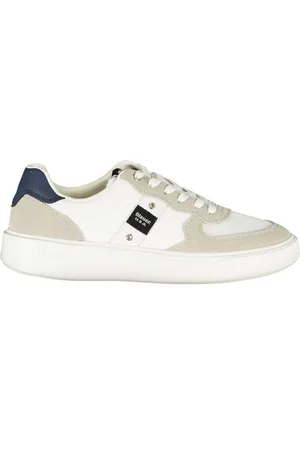 Blauer Sneaker Weißer Herrensportschuh mit Applikation und - Verkäufer: Redeve