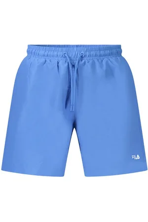 Fila Badeshorts Herren-Badehose in Blau mit Kordelzug und Print-Design - Verkäufer: Redeve