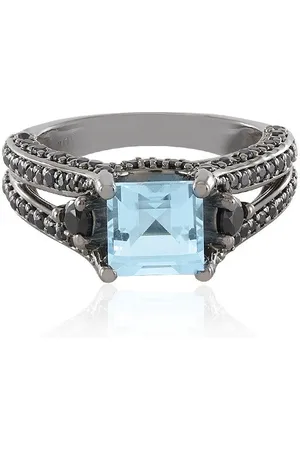 Cavill Silberring Madagaskar Himmelblauer Topas Silber Ring, 1,94ct (1-tlg) - Verkäufer: Juwelo Deutschland GmbH