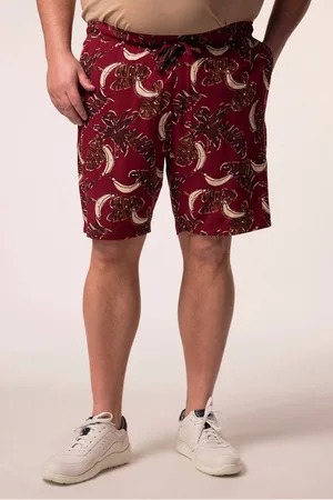 Men Plus Bermudas Men+ Viskose-Bermuda Alloverprint Elastikbund - Verkäufer: Popken Fashion Group