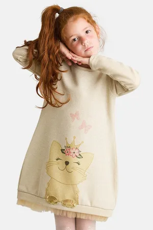 Denokids Shirtkleid Cat Dream mit Katzenaufdruck