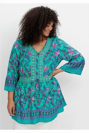 Joe Browns Longbluse Große Größen im Boho-Stil, mit Trompetenärmeln