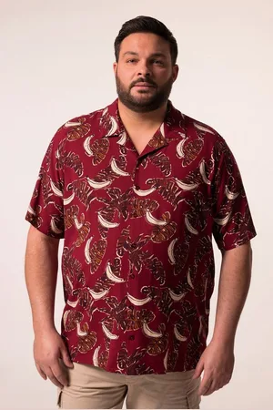 Men Plus Kurzarmhemd Men+ Viskose-Hemd Halbarm Cubakragen Cuba Fit - Verkäufer: Popken Fashion Group