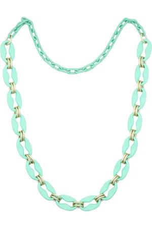 Alessandro Lange Kette Blue Breeze, sommerliche Gliederkette