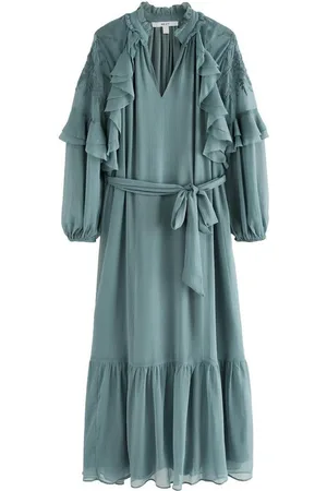 Next Maxikleid Mint Velvet Langärmeliges Maxikleid mit Stickerei (1-tlg) - Verkäufer: Germany GmbH