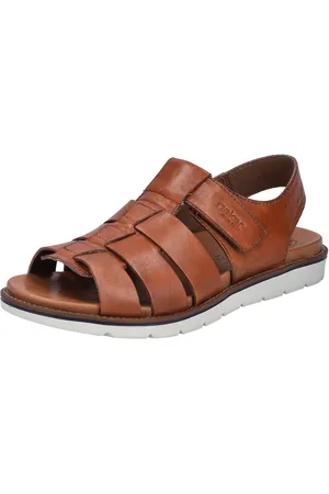 Rieker Sandale, Sommerschuh, Strandschuh, Klettschuh mit vorgeformtem Fußbett