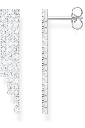 Thomas Sabo Fingerring Ohrringe Wasserfall Weißer Zirkonia Silber (Set) - Verkäufer: Diademita