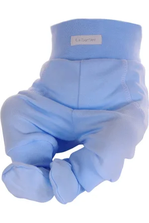 La Bortini Schlupfhose Baby Hose mit Fuß in Stramplerhose für Neugeborene aus Baumwolle, 44 50 56 62 68 74 80 - Verkäufer: A&O Baby-und Kindermoden