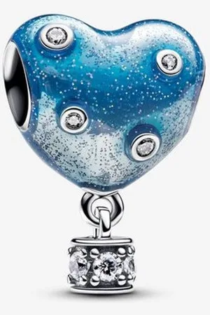 PANDORA Charm-Einhänger MOMENTS Charm Heißluftballon Herz Blau 793595C01 - Verkäufer: JUWEDI.DE