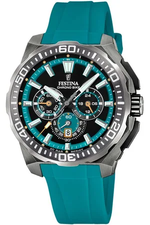 Festina Chronograph Chrono Bike 2025 F20725/6, Quarzuhr, Armbanduhr, Herrenuhr, analog, Tag, Stoppfunktion