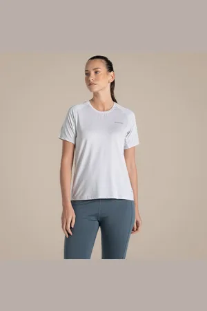 Craghoppers Kurzarmshirt - Damen Ellie Sport T-Shirt Quickdry, hellgrau - Verkäufer: hive outdoor