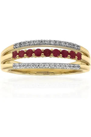 Cavill Goldring Raffinierter roter Beryll 9K Gold Ring, US, 0,199ct (1-tlg) - Verkäufer: Juwelo Deutschland GmbH