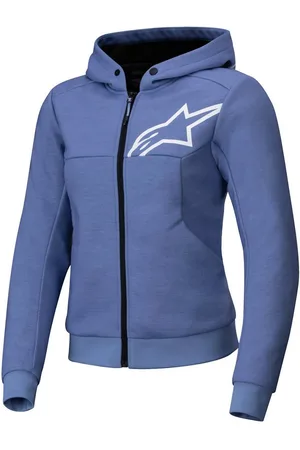 Alpinestars Motorradjacke Stella Chrome V2 Sport Hoodie /Violett/Weiss Damen - Verkäufer: motorun