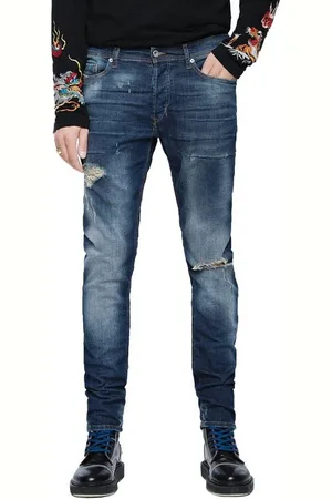 Diesel Slim-fit-Jeans Tepphar 084TX Herren Jeans Hose Slim Carrot - Verkäufer: fashion4smile