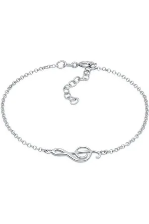 Elli Armband Armkettchen Notenschlüssel Musik Note 925 Silber, Notenschlüssel - Verkäufer: JULIE & GRACE GmbH