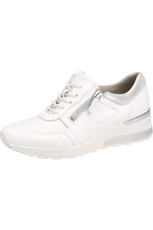 Waldläufer H-CLARA Keilsneaker, Schnürer, Halbschuh, Freizeitschuh mit Metallic-Einsatz