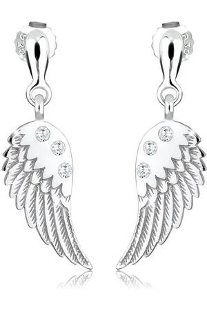 Elli Paar Ohrhänger Flügel Engel Religion Zirkonia 925 Silber, Engel - Verkäufer: JULIE & GRACE GmbH
