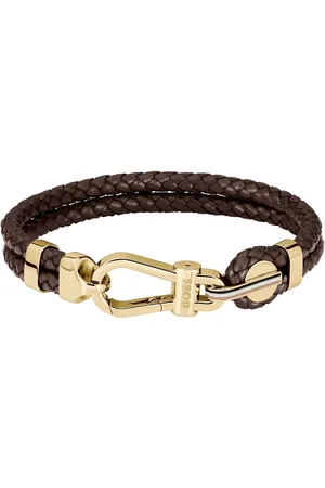 HUGO BOSS Lederarmband ARES PRIME, 1580699M, 1580700M